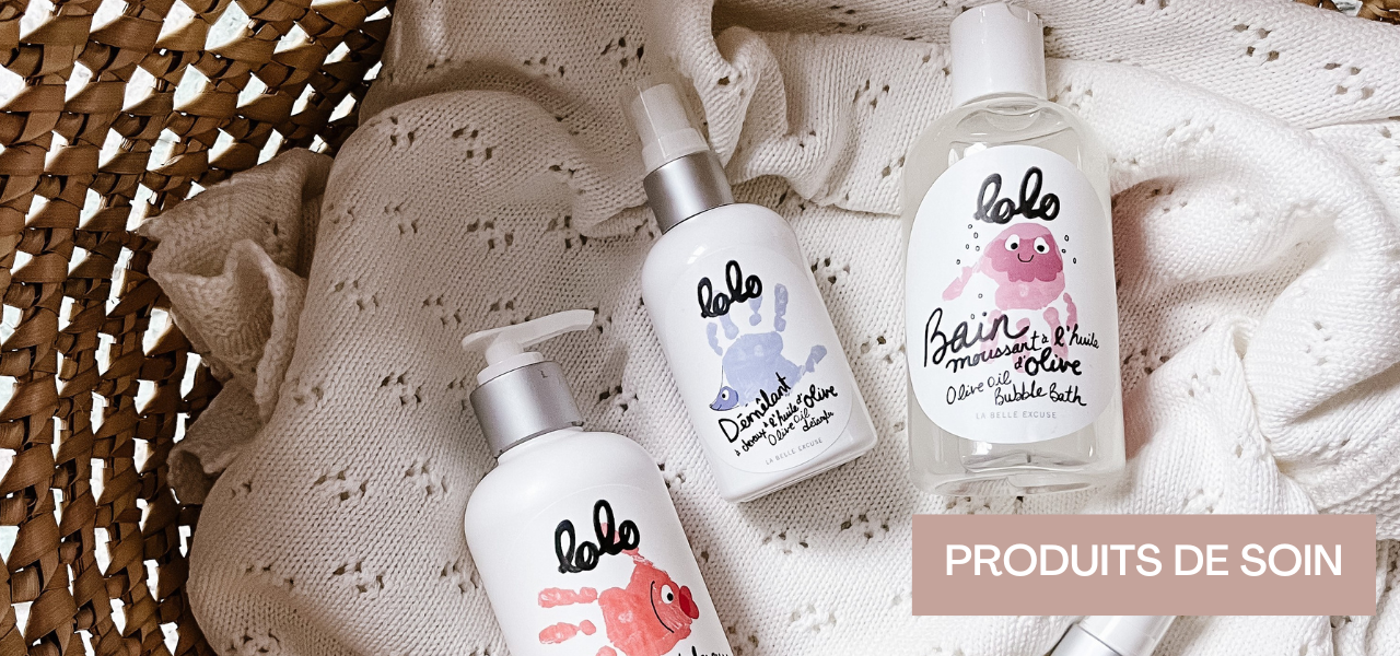 Produits de soins Lolo & Moi - Boutique Les petites pêches